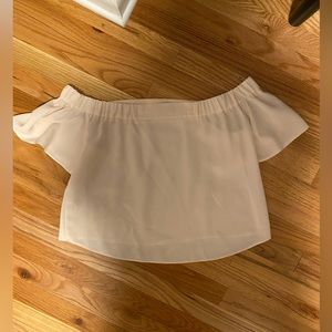 Top Shop off-shoulder top.